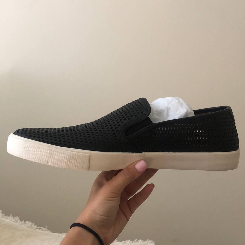 Frye Brett Perf Slip On Black Size 12